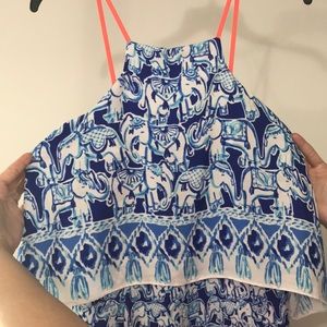 Lilly Pulitzer Elephant Romper!